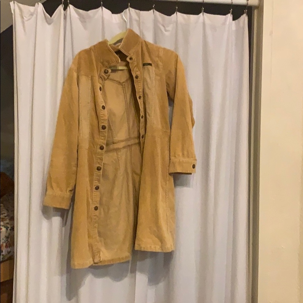 Thrift find: vintage camel coat/dress